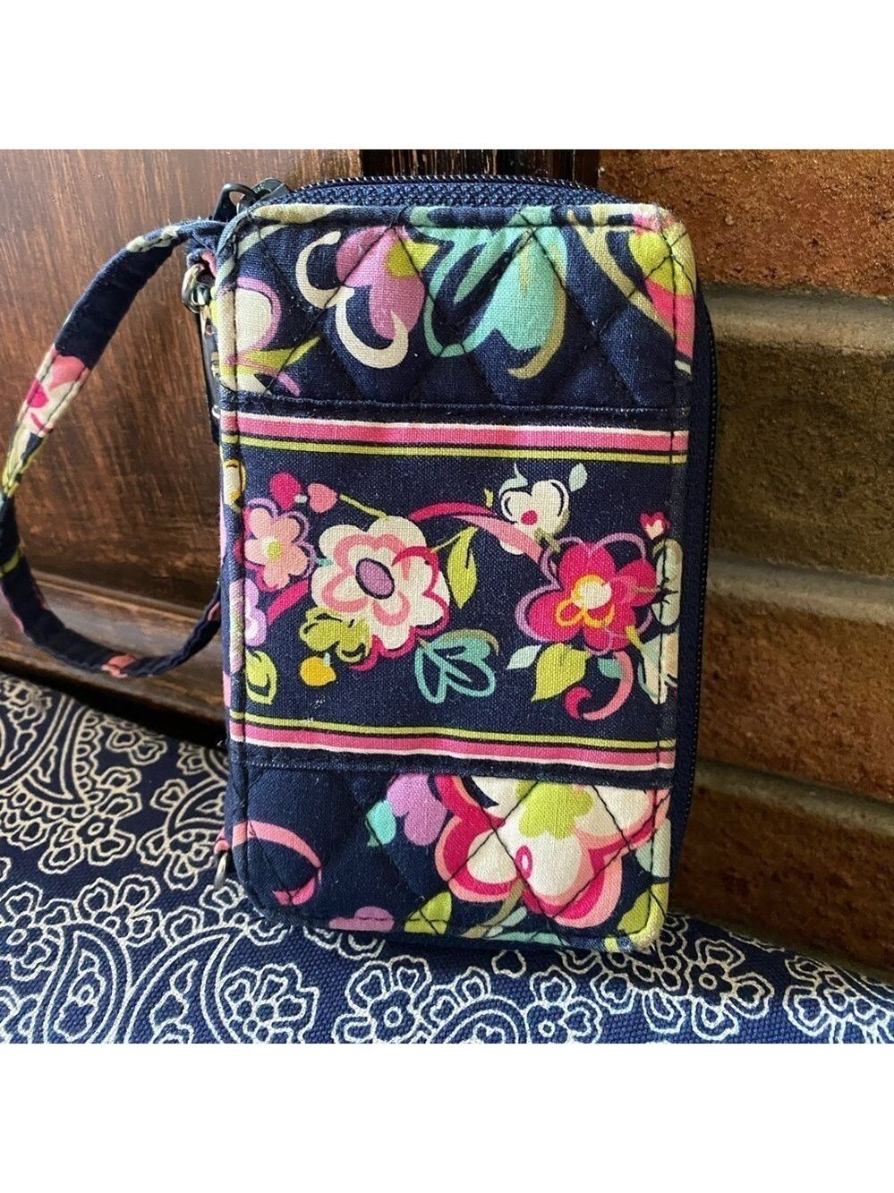 Vera Bradley Ribbons Wristlet Handbag